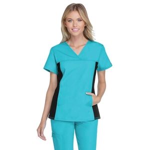 Cherokee Flexibles Knit Panel scrub top 🔹A3